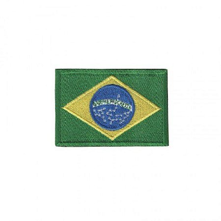 Patch Bordado Com Fecho De Contato Brasil