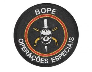 Patch Bordado Com Fecho De Contato Bope-Operações Especiais