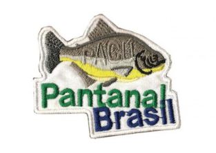 Patch Bordado Com Fecho De Contato Pantanal Brasil