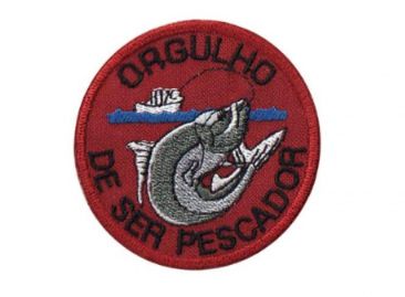 Patch Bordado Com Fecho De Contato Orgulho Pescador