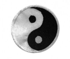 Patch Bordado Com Fecho De Contato Yin & Yang