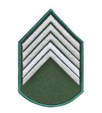 Divisa Bordada 2° Sargento Verde