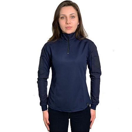 Combat Shirt Feminina Azul Marinho - Bélica