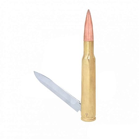 Canivete Projétil .50 - Dourado