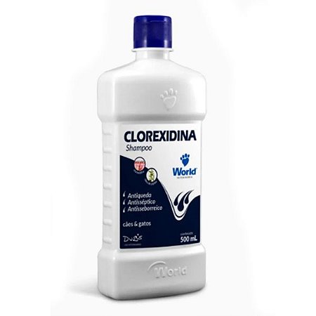 Shampoo Clorexidina Dugs World 500ml