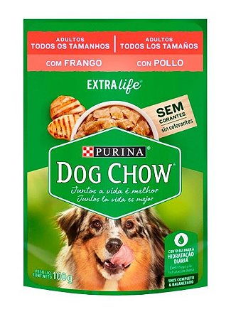 Sachê Dog Chow Adulto Frango 100g