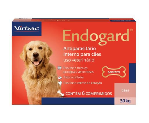 Vermifugo Endogard Virbac 30Kg 2 Comp