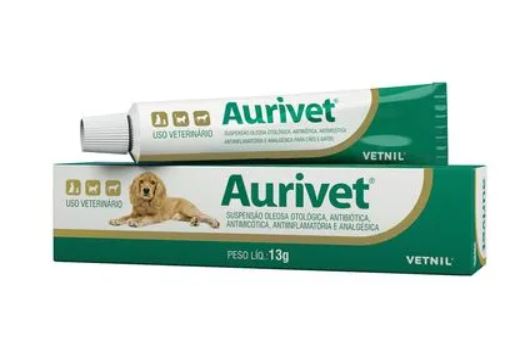 Pomada Otológia Aurivet 13G Vetnil