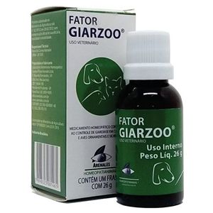 FATOR GIARZOO ARENALES HOMEOPATIANIMAL 26 GR