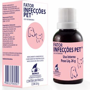 FATOR INFECÇOES ARENALES HOMEOPATIANIMAL 26 GR