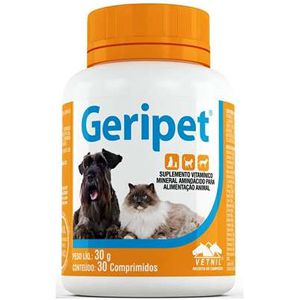 Suplemento Geripet Vetnil 30 Comprimidos