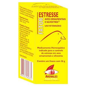 Fator Estresse Aves Ornamentais e Silvestres Arenales Homeopatianimal 26G