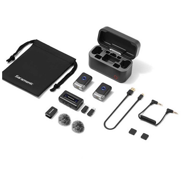 Sistema de Microfone Digital Sem Fio para 2 Pessoas para Sistema de Microfone Digital Sem Fio para 2 Pessoas para