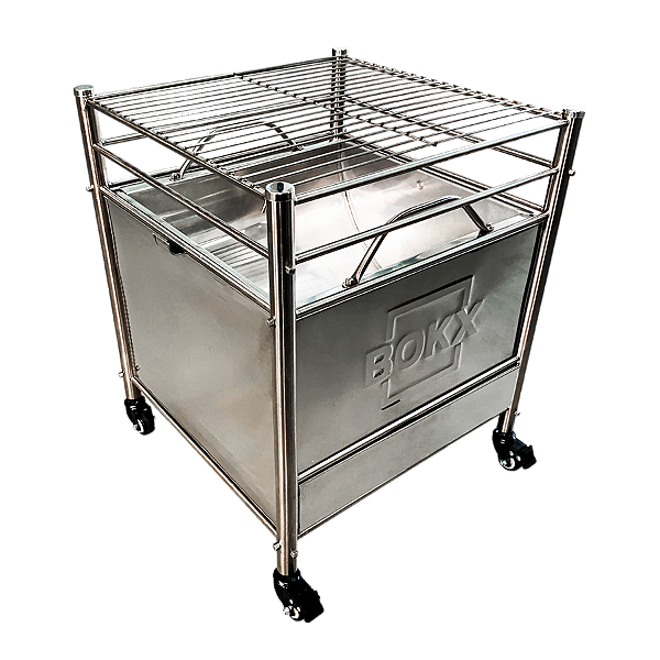 BOKX Classic - Tudo em 1 - Churrasqueira, Lareira Externa e Cooler