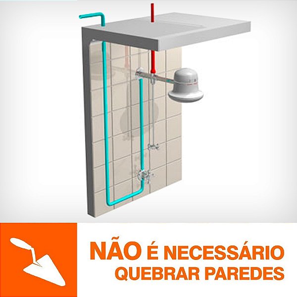 Sem quebra de parede e azulejos