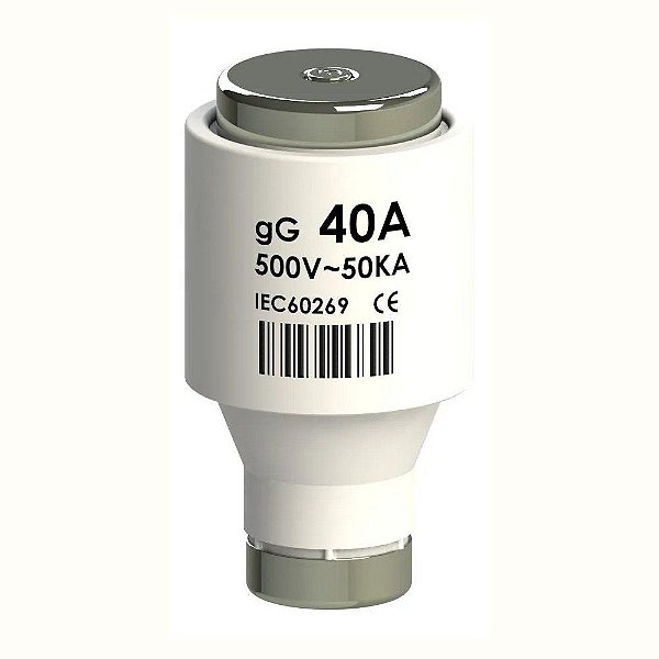 Fusível Diazed DZ 40A 500V - Classe gL/gG Norma IEC 60269 - ON
