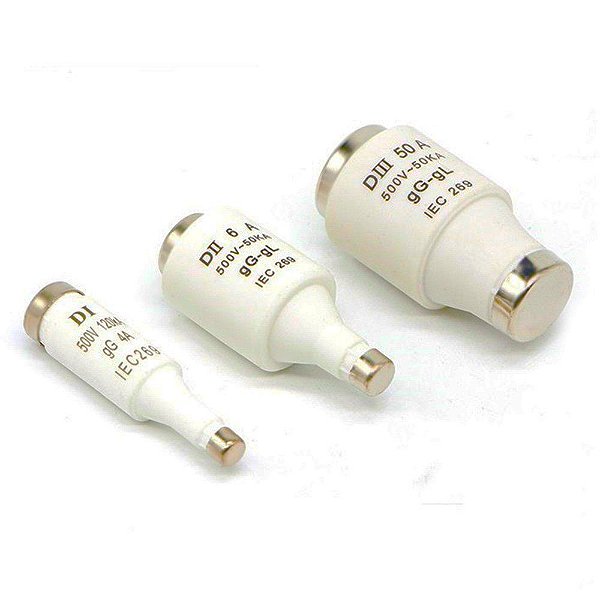 Fusível Diazed DZ 04A 500V - Classe gL/gG Norma IEC 60269 - ON