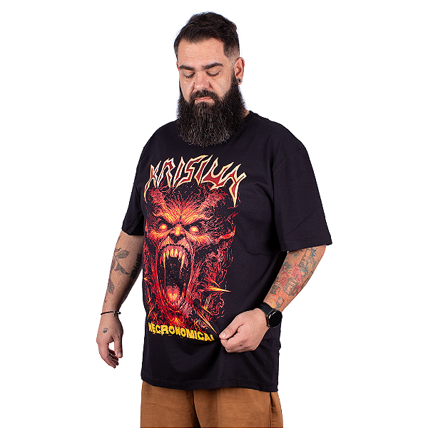 Camiseta Plus Size Anthrax Preta - Art Rock Camisetas - Desde 1992