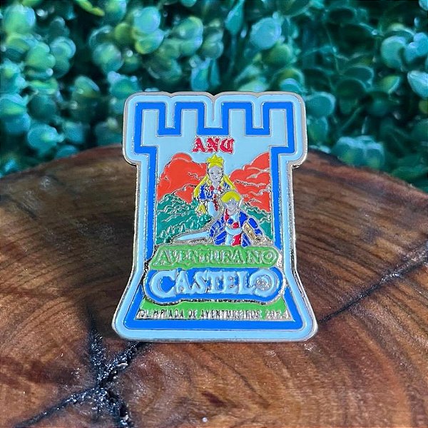 ARGANEL/PRENDEDOR DE LENÇO AVENTURA NO CASTELO - Gautério