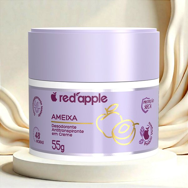 Desodorante Antitranspirante em Creme Ameixa - Red Apple