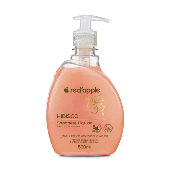 Sabonete Líquido Hibisco 500ml - Red Apple