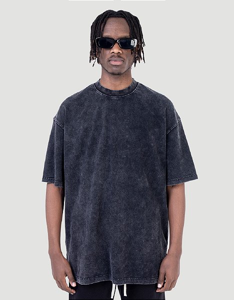 Camiseta Oversized New Wave Envelhecida Military Musge - NOISER