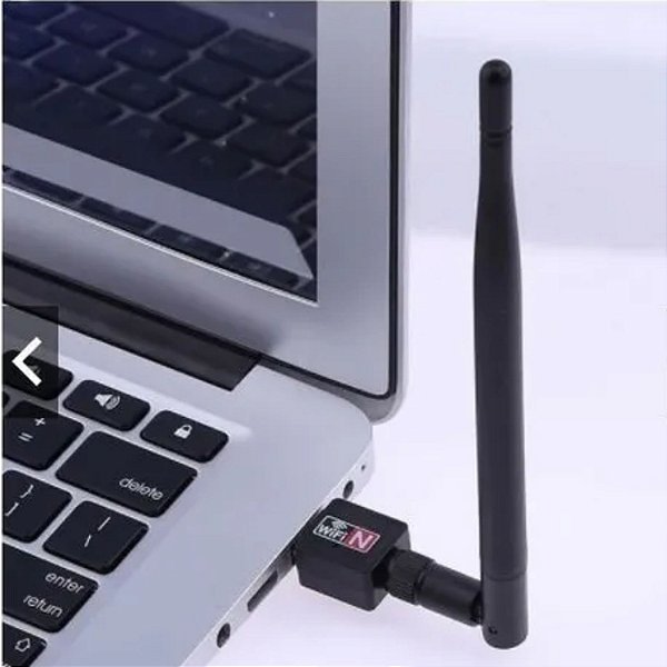 Antena Wi-Fi Adaptador Wireless 1800Mbps USB 2.0 Receptor