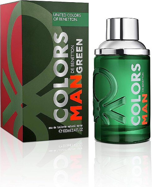 カラー ド ベネトン ウォモ100ml 香水 Color de benetton Colors Man Green Eau de Toilette Masculino - Benetton - AnMY
