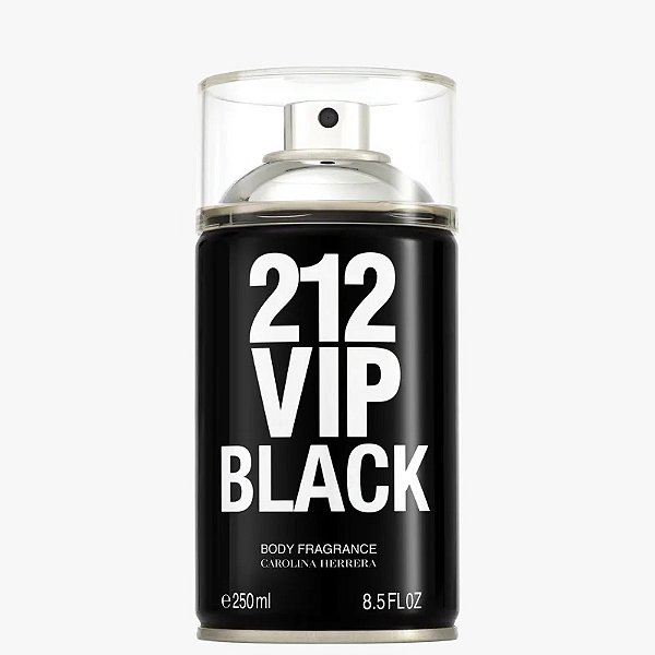 Body Spray 212 Vip Black Masculino - Carolina Herrera - AnMY