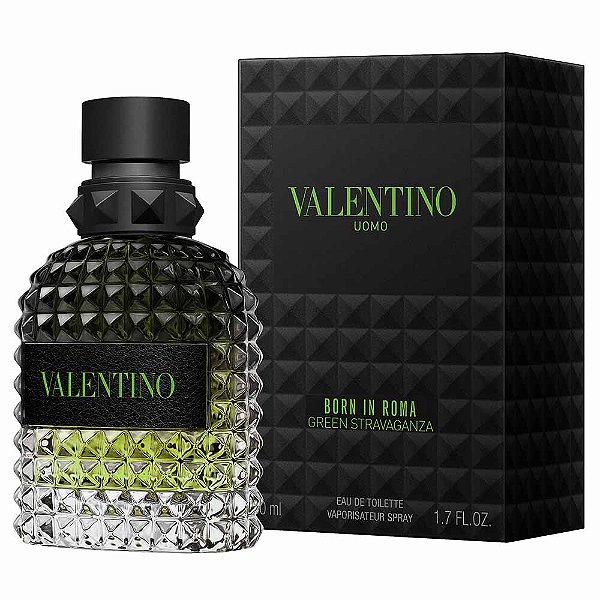 Uomo Born in Roma Green Stravaganza Eau de Toilette Masculino