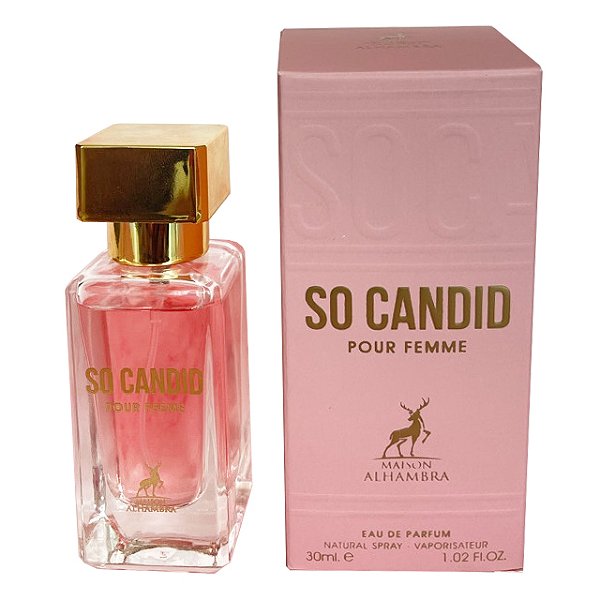 (新品)MUSE de Deuxieme Classe☆Candid Pt So Candid Eau De Parfum Feminino - Maison Alhambra (CAIXA AMASSADA