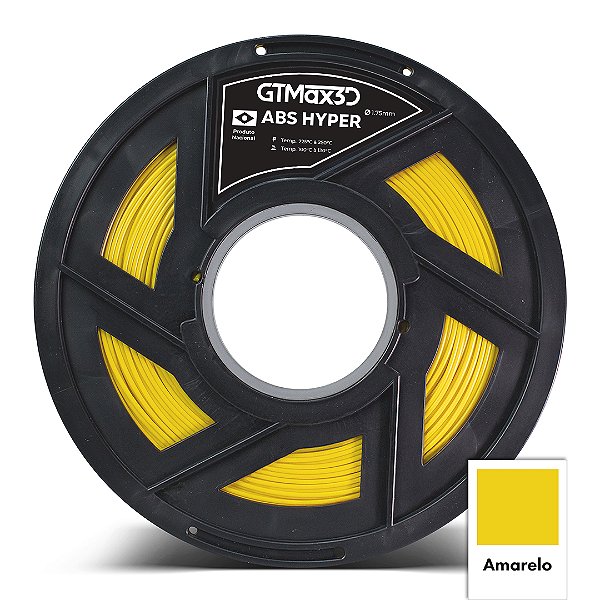 Filamento ABS Hyper GTMax3D 1.75mm - 1kg - Várias Cores - GTMax3D