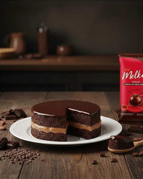 CHOCOLATE MELKEN 2,05kg MEIO AMARGO - HARALD (PROMOÇÃO) - New