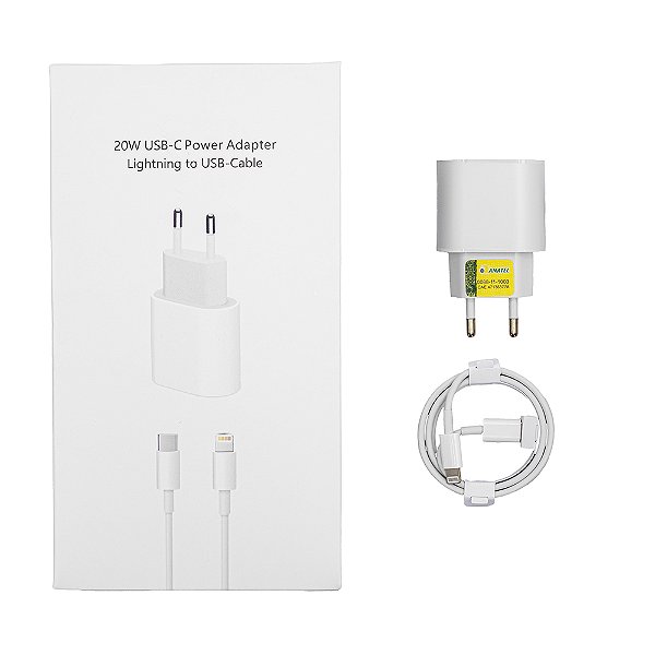 Carregador Ios 20w Com Cabo A2307