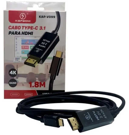 Cabo OTG Tipo-C - Kapbom