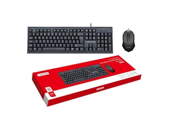 Kit Teclado e Mouse Com Fio Tomate Mkto1713