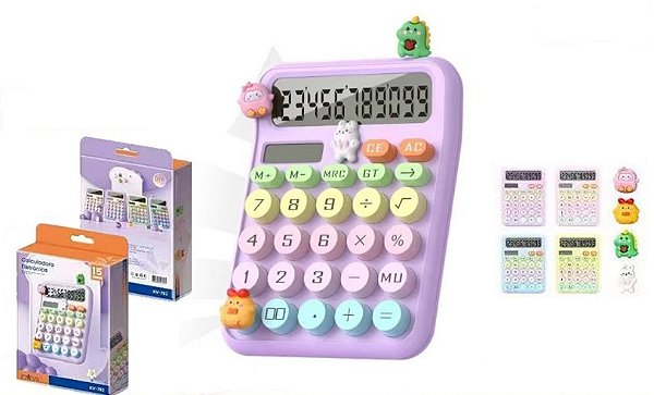 Calculadora Eletrônica Colorida Inova Kv782