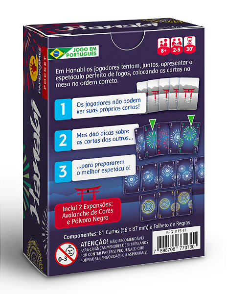 Hanabi - Meeple Forasteiro Jogos de Tabuleiro