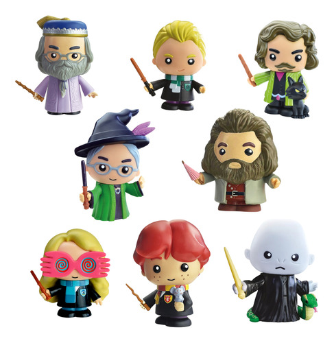 Kit 8 Bonecos Coleção Harry Potter Fandom Box - Lider - Kaiton