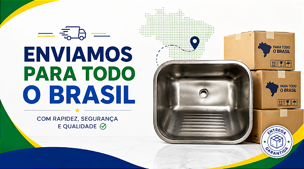 Enviamos para todo o brasil