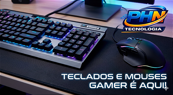 MOUSES E TECLADO GAMER