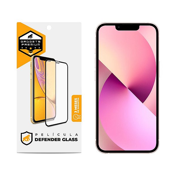Película para iPhone 13 - Defender Glass Preta - Gshield