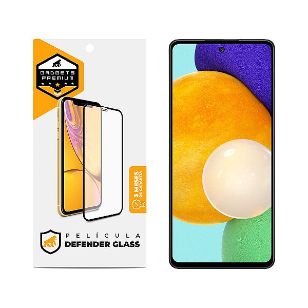 Película para Samsung Galaxy M62 - Defender Glass Preta - Gshield