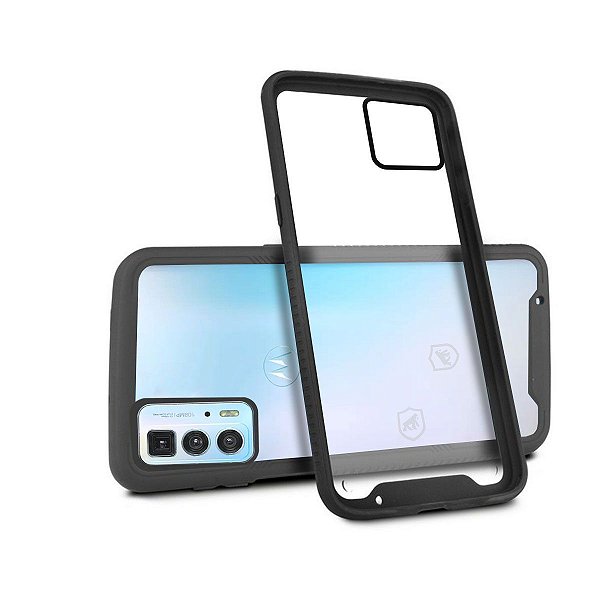 Capa para Motorola Moto Edge 20 Pro - Stronger Preta - Gshield