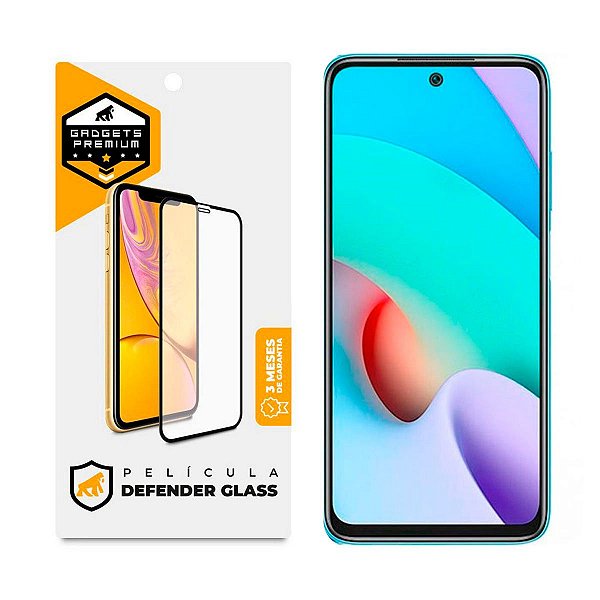 Película para Xiaomi Redmi Note 11 - Defender Glass Preta - Gshield