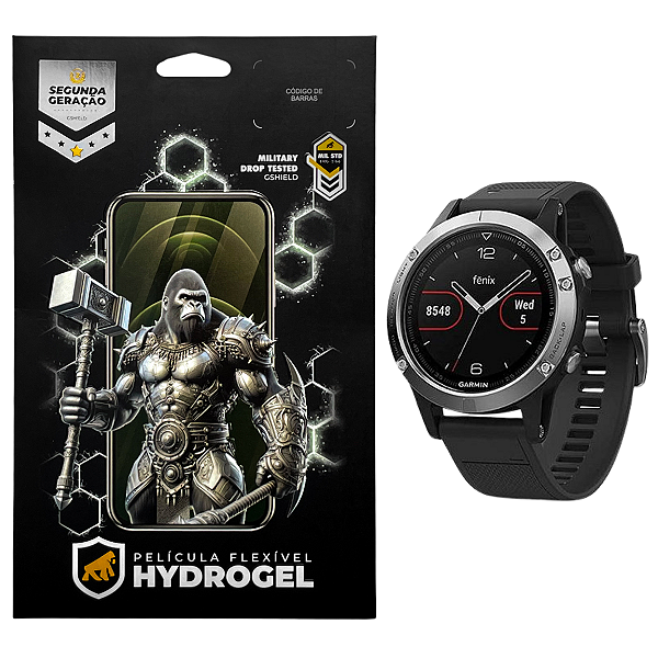 Película para Garmin Fenix 5 47MM - Hydrogel HD 6 Unidades - Gshield