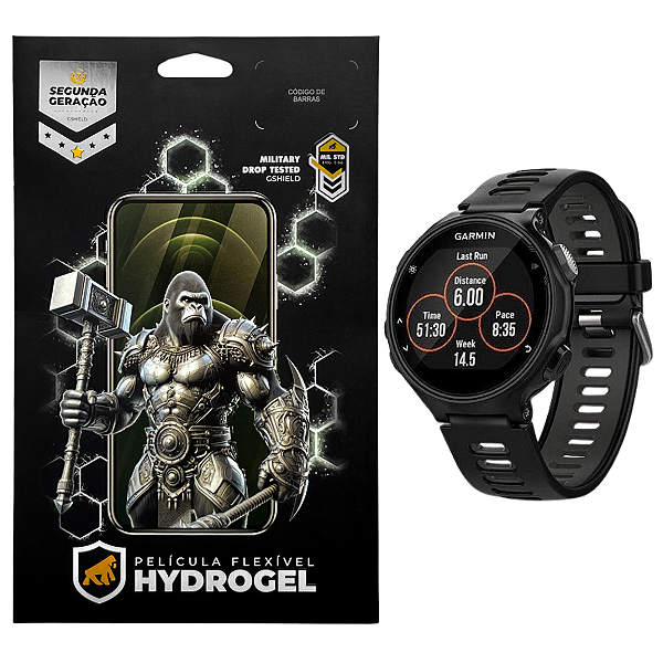 Película para Garmin ForeRunner 735XT - Hydrogel HD 6 Unidades - Gshield