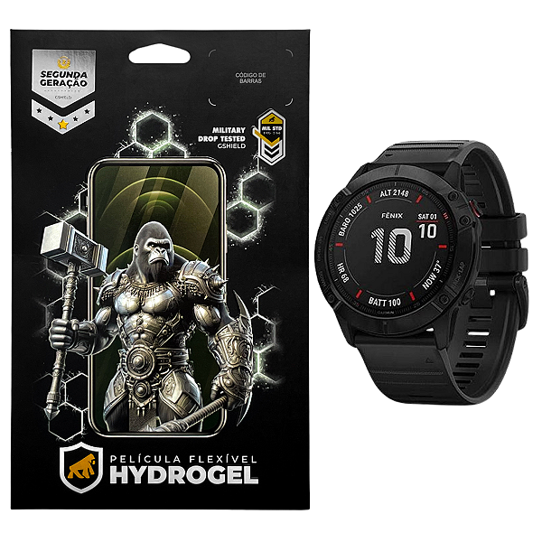 Película para Garmin Fenix 6 - Hydrogel HD 6 Unidades - Gshield