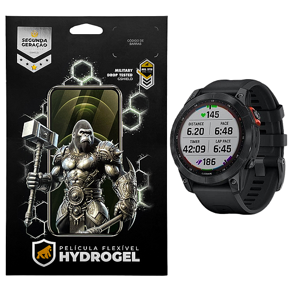 Película para Garmin Fenix 7 - Hydrogel HD 6 Unidades - Gshield