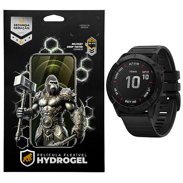 Película para Garmin Fenix 6s Pro - Hydrogel HD 6 Unidades - Gshield